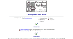 Desktop Screenshot of christophersbookroom.com
